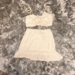 2 piece skirt and top set